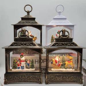 Vente chaude LED Lanterne <span class=keywords><strong>De</strong></span> <span class=keywords><strong>Noël</strong></span> Lumières En Forme <span class=keywords><strong>De</strong></span> Père <span class=keywords><strong>Noël</strong></span> Décoratif Maison Ornement Populaire Globe <span class=keywords><strong>De</strong></span> Neige Lumières <span class=keywords><strong>De</strong></span> <span class=keywords><strong>Noël</strong></span> Décoration - Product Image 2