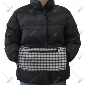 Cross Border Winter Outdoor Portable Neck Warmer Gloves Black And White Checkered Thermal Insulated Unisex Warm Gloves - Product Image 3