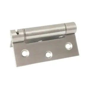 HM1238 Customized 4 Inch Stainless Steel Adjustable Elasticity Built-in Spring Heavy Duty Door American Spring Hinge