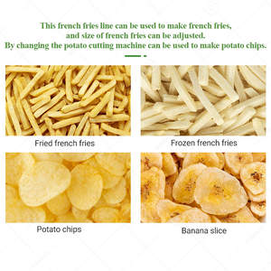 Línea de Producción de Papas Fritas Congeladas, Planta de Procesamiento de Papas Fritas, Máquina para Hacer Papas Fritas - Product Image 6