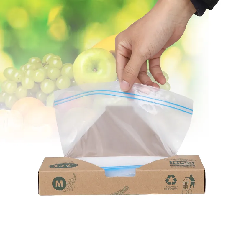 OK Compost Bio Degradable Green Plastic Compostable Ziplock Bag