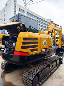 Excavadora de cadenas SANY SY60C de China, excavadora hidráulica de 5T, 6T, 7 toneladas, máquina de movimiento de tierras sobre orugas para construcción - Product Image 2