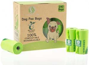 Sacs à déjections canines biodégradables en amidon de maïs avec logo/parfum/emballage personnalisé OEM - Product Image 5