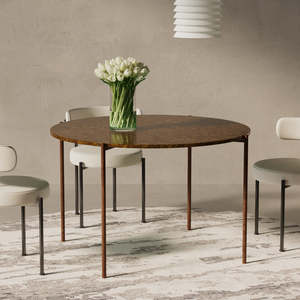 Hiện đại thủy tinh gốm bàn ăn phong cách Bắc Âu hiện đại kim loại khung phòng ăn Bàn thủy tinh gốm bàn ăn cho khách sạn - Product Image 3