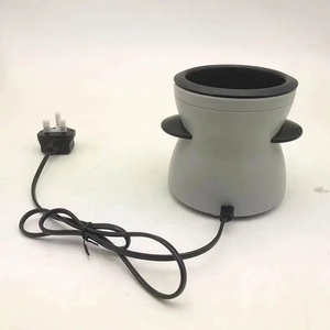 Fondoir à chocolat électrique 350ml meilleur cadeau fête bricolage bonbons <span class=keywords><strong>fromage</strong></span> <span class=keywords><strong>Fondue</strong></span> Machine automatique pot de fusion avec fourchette - Product Image 5