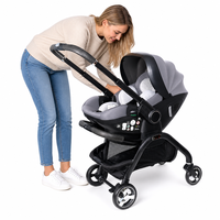 Poussette bébé Kidilo, prix de gros, légère et portable, en alliage d'aluminium, 4 en 1, pliable, pour les voyages en plein air