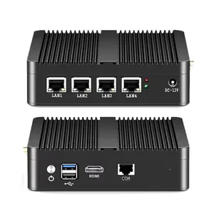 Mini Computer Router Pfsense in-tel Ce-leron J1900 Quad 4 Ethernet Ports firewall linux ubuntu Micro Pc