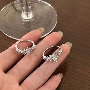 Yinruitai S925 Sterling Silver Zirconia <b>Open</b> <b>Ring</b> Women High End Jewelry Trendy Fashion <b>Rings</b> Gift Occasion Prong Setting - Product Image 4
