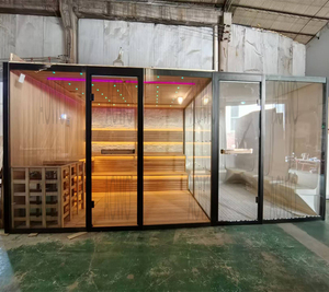 Sauna al aire libre y sala de <span class=keywords><strong>vapor</strong></span> combinada, sauna infrarroja de <span class=keywords><strong>vapor</strong></span> húmedo, casa prefabricada, <span class=keywords><strong>baño</strong></span> <span class=keywords><strong>turco</strong></span> - Product Image 2