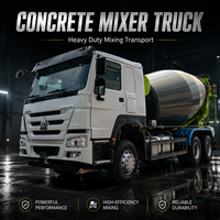 Camion malaxeur à béton haute fiabilité SINOTRUK HOWO 336-400HP 10 roues pour l'infrastructure urbaine