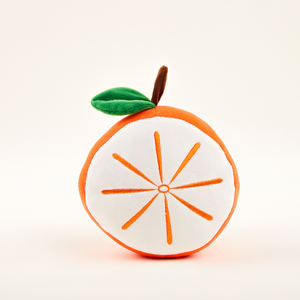 子供の6ピースの果物と野菜のおもちゃセットと創造的な緑の松の柔らかいおもちゃぬいぐるみバナナのおもちゃ - Product Image 3