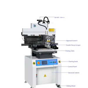 Machine de sérigraphie de pâte à souder de haute précision avec écran tactile
