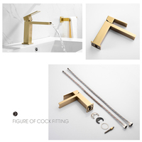Robinet de lavabo monocommande en laiton au design moderne, finition chromée, avec capteur sans contact, cartouche céramique, à poser sur le comptoir, pour salle de bain et chambre.