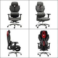 Chaise de bureau ergonomique commerciale en gros, chaise pivotante en maille certifiée BIFMA pour entreprises, hôtels et salles de réunion
