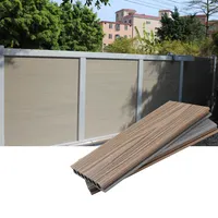 Pali di recinzione in plastica riciclata a prova di insetto anti-invecchiamento di alta qualità materiale di recinzione pannelli di recinzione per esterni in Wpc