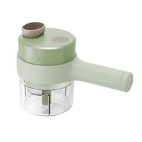 Plastic groentesnijderset Handheld draadloze knoflookstamper Voedselvleesmachine Schil Slice Keukenaccessoires