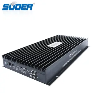 Suoer CD-1000.1-D 3000W Mono Kanaal Full Range Auto Sub Amp Klasse Ab Auto Versterker