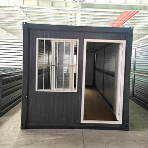 Portable 20FT Prefabricated Folding Container <b>House</b> Foldable Storage Site Office Container Home Frame - Product Image 2