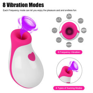 جهاز هزاز ماص للنساء، مداعب البظر والحلمات، ألعاب شرجية، أداة استمناء نسائية - Product Image 5