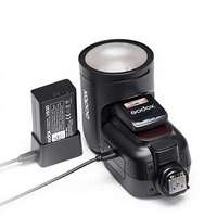 Nouveau flash Godox V1 Pro TTL HSS à tête ronde avec temps de recyclage rapide, lampe de modélisation LED intégrée, compatible avec Sony et Nikon