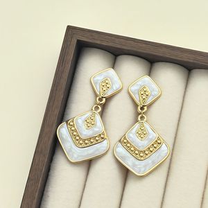 Boucles <span class=keywords><strong>d</strong></span>'oreilles en acier inoxydable 304, style tribal losange, élégantes, rétro, effet goutte <span class=keywords><strong>d</strong></span>'huile, vente en gros, tendance, promotion - Product Image 3