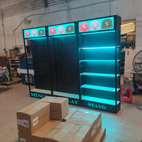 Support d'affichage lumineux pour chapeaux et marchandises Fanghua, unité d'affichage lumineuse fonctionnelle pour chapeaux et articles