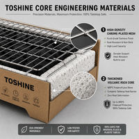 Barbecue portable jetable sans fumée pour table, idéal pour intérieur, patio, camping, camping-car