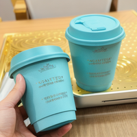 Gobelet à café double paroi biodégradable avec logo personnalisé pour la soupe et les plats à emporter, emballages alimentaires biodégradables, boîtes et bols