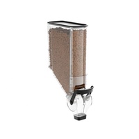 Distributeur automatique de nourriture mural à gravité en acrylique pour grains de café, noix, céréales, bonbons, distributeur de céréales