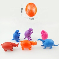 C2329 Six Styles 47x58mm Distributeur automatique de capsules Gashapon pour œufs de dinosaures et jouets en capsules de 50mm en vrac, vente en gros