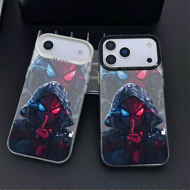 OEM custom fashion cool spiderman UV print cartoon phone case for iPhone 7plus 17Air hard PC protect cover factory wholesale