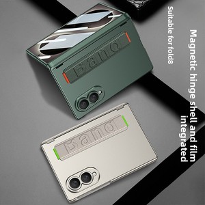Coque de protection pliable avec sangle de poignet et protection de charnière intégrée, compatible avec le téléphone Samsung ZFold8 - Product Image 4