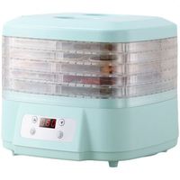 DAWNTECH Huishoudelijke Kleine 6-Lades 304 RVS Gemotoriseerde Temperatuurregeling 200W Fruit- en Groente Droogmachine