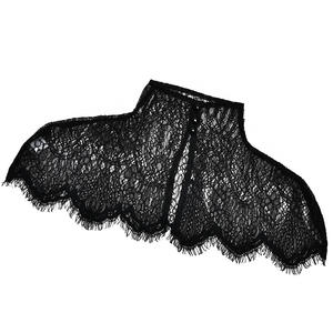 Robe longue de <span class=keywords><strong>soirée</strong></span> asymétrique moulante noire en dentelle à col halter sans bretelles pour femme Sehe Fashion - Product Image 6