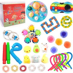 JYTZ0092 Grande Bulle Soulagement Du Stress Fidget Jouets Calendrier De L'Avent Porte-clés Pack Coeur Adulte Téléphone Cas Fidget Jouets - Product Image 4