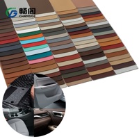 Cuero Sintético de PVC Grabado en Relieve Resistente a los Arañazos de 0.9 mm, Tela de Vinilo Artificial de Color Personalizado para Tapicería de Asientos de Automóvil
