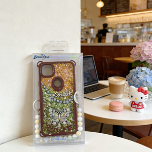 เคสโทรศัพท์มือถือกันกระแทกลายผีเสื้ออีพ็อกซี่กากเพชรแบบสามในตัวเดียวที่คาดเอวแบบใหม่ - Product Image 6