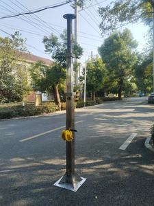 Mât de treuil manuel en acier inoxydable pour panneau solaire et caméra Time Lapse Tour d'éclairage de télécommunication CCTV 2-9m - Product Image 5