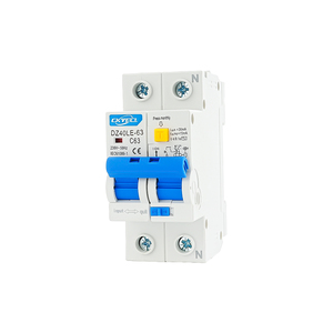 เบรกเกอร์กันไฟดูดกลับ CKYECL OEM รุ่น <span class=keywords><strong>DZ47LE</strong></span>-63 ซีรีส์ 25A <span class=keywords><strong>32</strong></span> แอมป์ แบบมินิ RCBO วัสดุทองแดง ติดตั้งบนราง 220V 63A DZ40LE-63 - Product Image 5