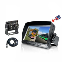 Monitor de camión de 7 pulgadas, cámara de respaldo frontal de autobús Universal, DVR, equipo pesado, cámara AHD, grabación, Monitor de punto ciego