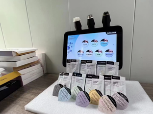 3-in-1 nhỏ CO2 bong bóng & oxy chăm sóc da mặt máy oxy mặt & Máy massage cho vẻ đẹp chăm sóc cá nhân - Product Image 2