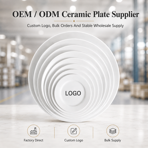 Assiette Ronde Moderne en Céramique sur Mesure de 10,5 Pouces, Vaisselle en Porcelaine Blanche pour Dîner, Pâtes, Maison et Restaurant - Product Image 3
