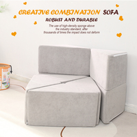 Kreatives DIY Komprimiertes Schaumstoff-Kinderspielsofa Faltbares Fantasievolles Zauberwürfel-Kinderspielsofa für Wohnzimmer und Spielzimmer