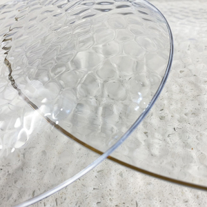 New Clear Crystal Design Wedding <strong>Plates</strong> Crystal Luxury <strong>Plates</strong> Fruits Plastic Wedding Golden Plastic <strong>Plates</strong> - Product Image 2