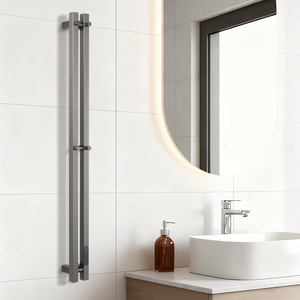 Portasciugamani elettrico di lusso in acciaio inox <span class=keywords><strong>scaldasalviette</strong></span> riscaldato con Timer per il <span class=keywords><strong>bagno</strong></span> - Product Image 3