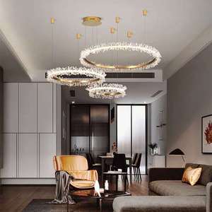 Đèn Chùm Led Hình Nhẫn Vàng, Đèn Treo Trần Hiện Đại - Product Image 6