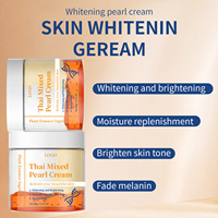 Crème Éclaircissante Jour et Nuit à la Niacinamide, Soin Blanchissant pour la Peau, Crème Visage Perle de Thaïlande Mélangée