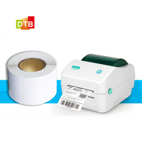 Etiquetas térmicas RFID para impresión personalizada, rollo de papel resistente a la manipulación, pegatinas térmicas de envío Rfid