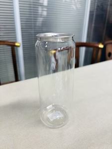 330ml Durable Transparent PET <strong>Can</strong> For Beverage Packaging Plastic Jar With Soda Cap Aluminum <strong>Seal</strong> - Product Image 4