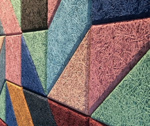 Panneau acoustique en <span class=keywords><strong>laine</strong></span> <span class=keywords><strong>de</strong></span> <span class=keywords><strong>bois</strong></span> et fibre <span class=keywords><strong>de</strong></span> polyester, panneau insonorisant, insonorisation pour cinémas, KTV, maternelles, matériau décoratif silencieux - Product Image 1